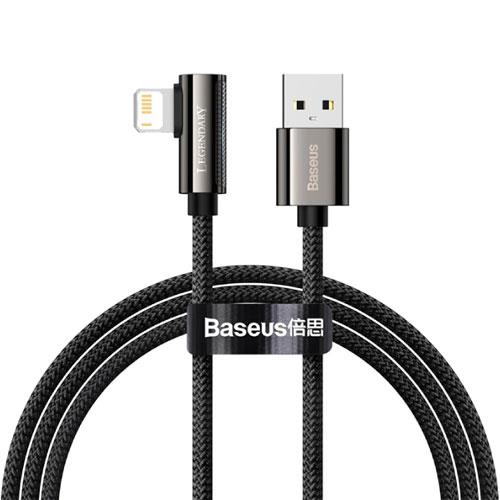 کابل شارژ لایتنینگ 90 درجه ای 1 متری بیسوس مدل Baseus Legend Series Baseus Legend Series Elbow Lightning Charging Cable